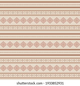 ornament seamless pattern design on cream color background