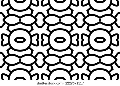 Ornament nahtlose Muster. Geometrischer Hintergrund.Stoffdruck, Webdesign, abstrakter Hintergrund. Vektorkunst.
