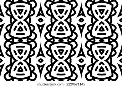 Ornament seamless pattern. Geometric background.Textile print, web design, abstract background. Vector art.
