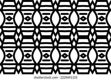 Ornament seamless pattern. Geometric background.Textile print, web design, abstract background. Vector art.
