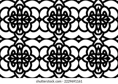 Ornament seamless pattern. Geometric background.Textile print, web design, abstract background. Vector art.
