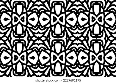 Ornament seamless pattern. Geometric background.Textile print, web design, abstract background. Vector art.
