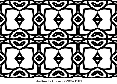 Ornament seamless pattern. Geometric background.Textile print, web design, abstract background. Vector art.

