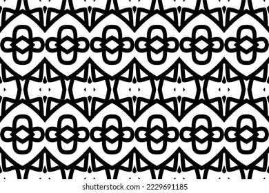 Ornament seamless pattern. Geometric background.Textile print, web design, abstract background. Vector art.
