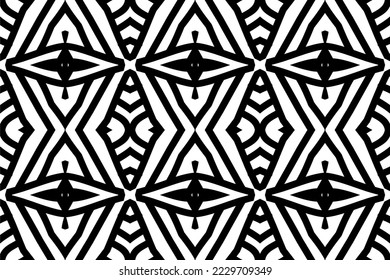 Ornament seamless pattern. Geometric background.Textile print, web design, abstract background. Vector art.