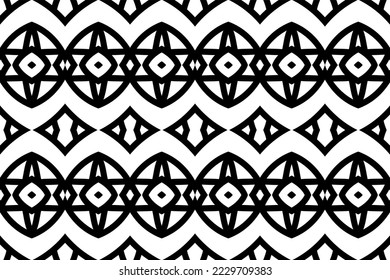 Ornament seamless pattern. Geometric background.Textile print, web design, abstract background. Vector art.
