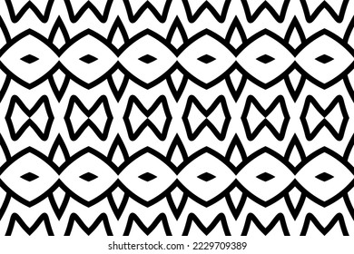 Ornament seamless pattern. Geometric background.Textile print, web design, abstract background. Vector art.