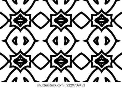 Ornament seamless pattern. Geometric background.Textile print, web design, abstract background. Vector art.