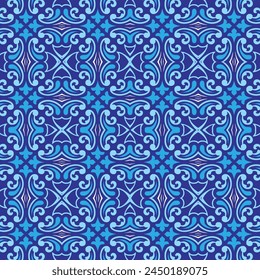 Ornament seamless pattern for tile mosaic wallpaper background