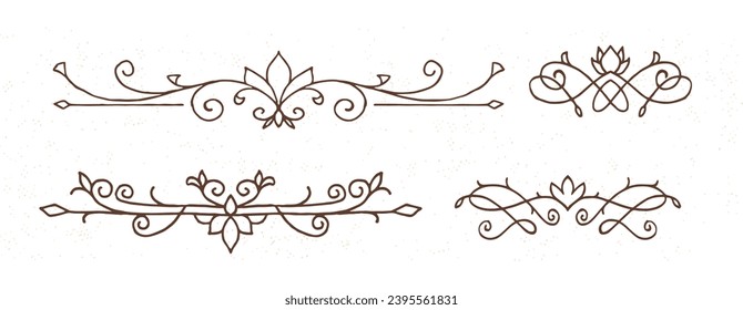 Ornament set of divider collection