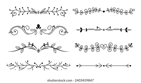 Ornament set divider collection in black colour	