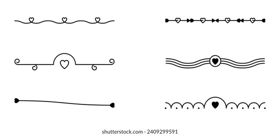 Ornament set divider collection in black colour