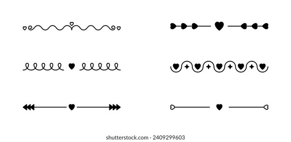 Ornament set divider collection in black colour