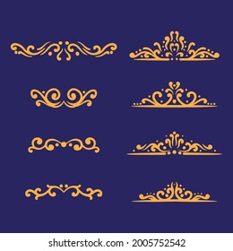 Zierbeschriftung. Kreatives Design.