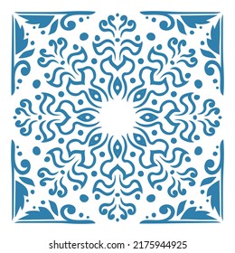 Ornament of silhouette vegetation. Decorative element. Print for the cover of the book, postcards, t-shirts, tiles. Illustration for rugs.