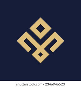 ornament simple design vector line art