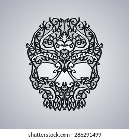 ornament skull art