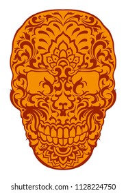 Ornament Skull Vector