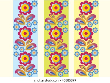 ornament with small flowers