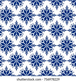 ornament of snowflakes, vector illustration