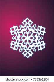 ornament star snowflake