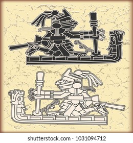 Ornament in style of the Maya