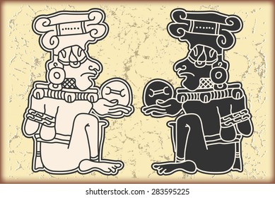 Ornament in style of the Maya