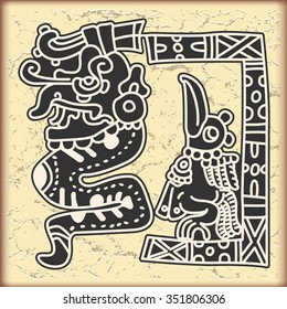 Ornament in style of the Maya