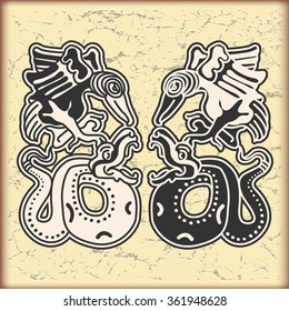 Ornament in style of the Maya