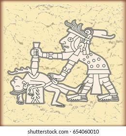 Ornament in style of the Maya