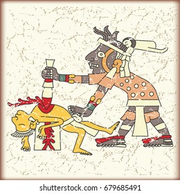 Ornament in style of the Maya