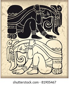 Ornament in style of the Maya