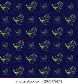 Ornament Style Seamless Pattern Design. Vector illustration