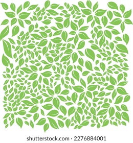 ornament of stylized leaves. set of leaves. isolated pattern for background. elegant banner, business card, cover, background for the site or your picture
