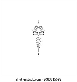 Ornament for tattoo - vector image
