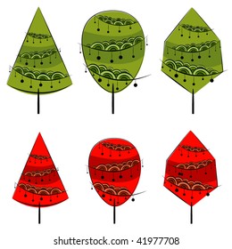 ornament tree set