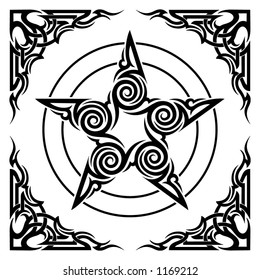 ornament tribal star
