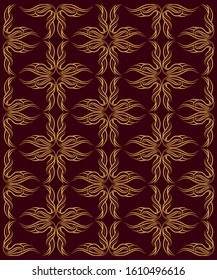 Ornament vector border for invitations or certificate