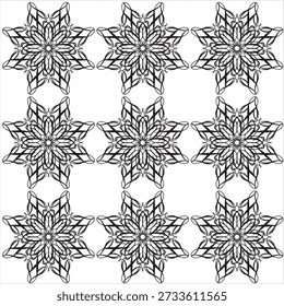 Ornamento. Vector de arte gráfico por computadora.