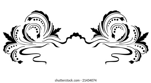 ornament vector element  design abstract