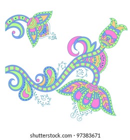 Ornament vector elements.