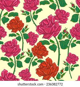 ornament vector. floral pattern. seamless