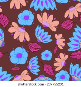 Ornament vector. floral pattern. seamless,