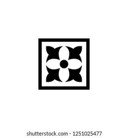 ornament vector icon. ornament sign on white background. ornament icon for web and app