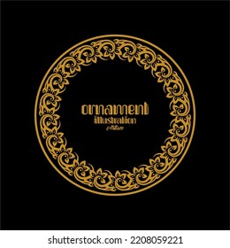 ORNAMENT vector Illustration for logo and t shirt. Editable and Commercial Use
