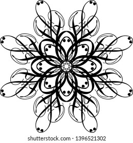 Ornament. Vector illustration. Picture. Computer graphic