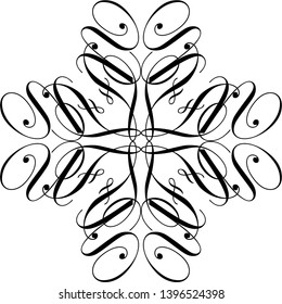 Ornament. Vector illustration. Picture. Computer graphic