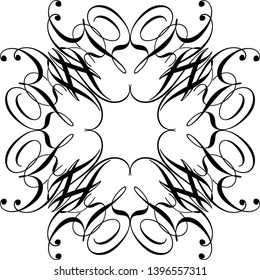 Ornament. Vector illustration. Picture. Computer graphic