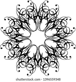 Ornament. Vector illustration. Picture. Computer graphic