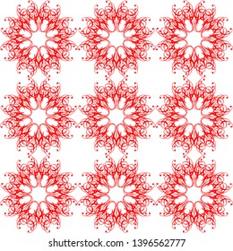 Ornament. Vector illustration. Picture. Computer graphic